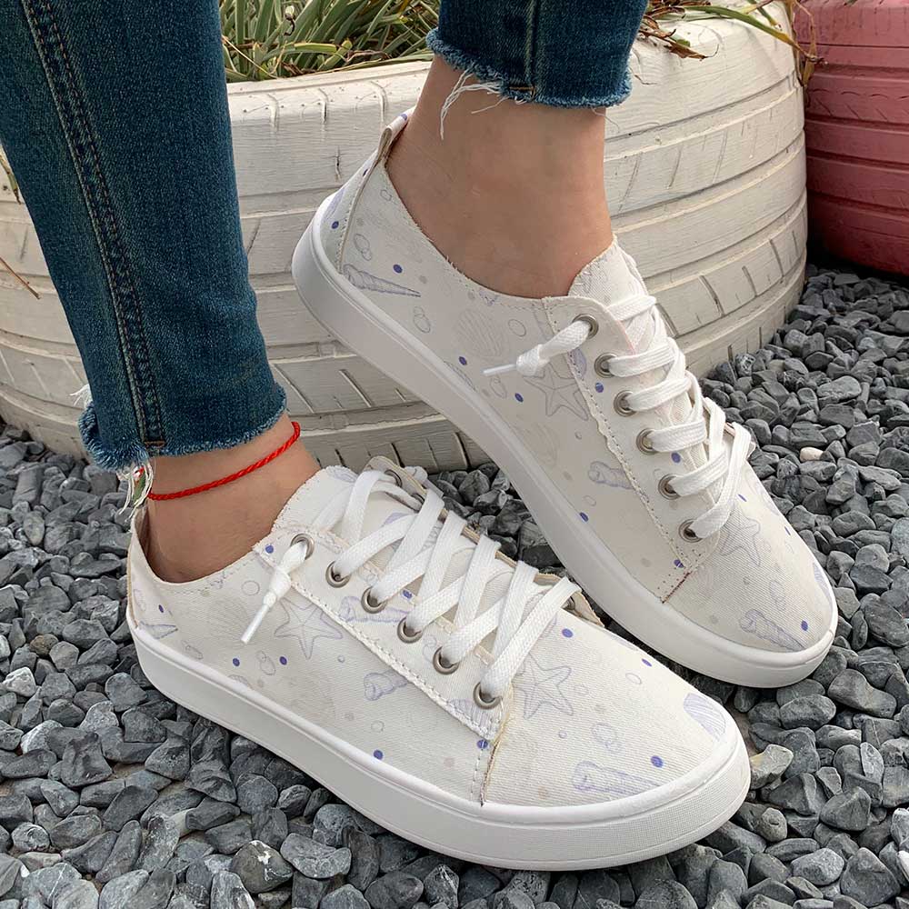On Sneaker Care - Damskie modne, casualowe białe sneakersy na