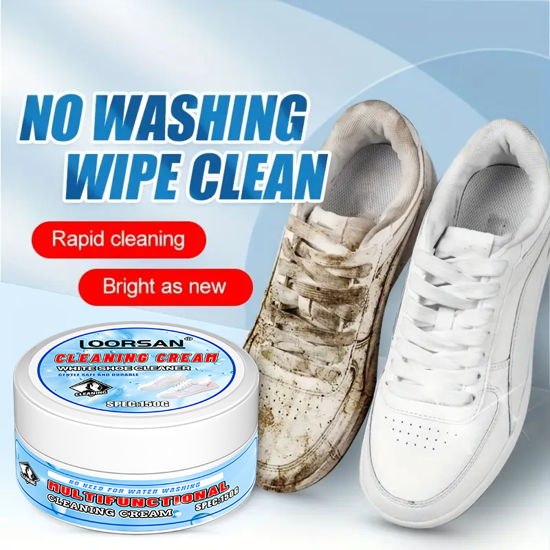 Sneaker Cleaner - LOORSAN Wielofunkcyjny Biały Krem do Czyszczenia