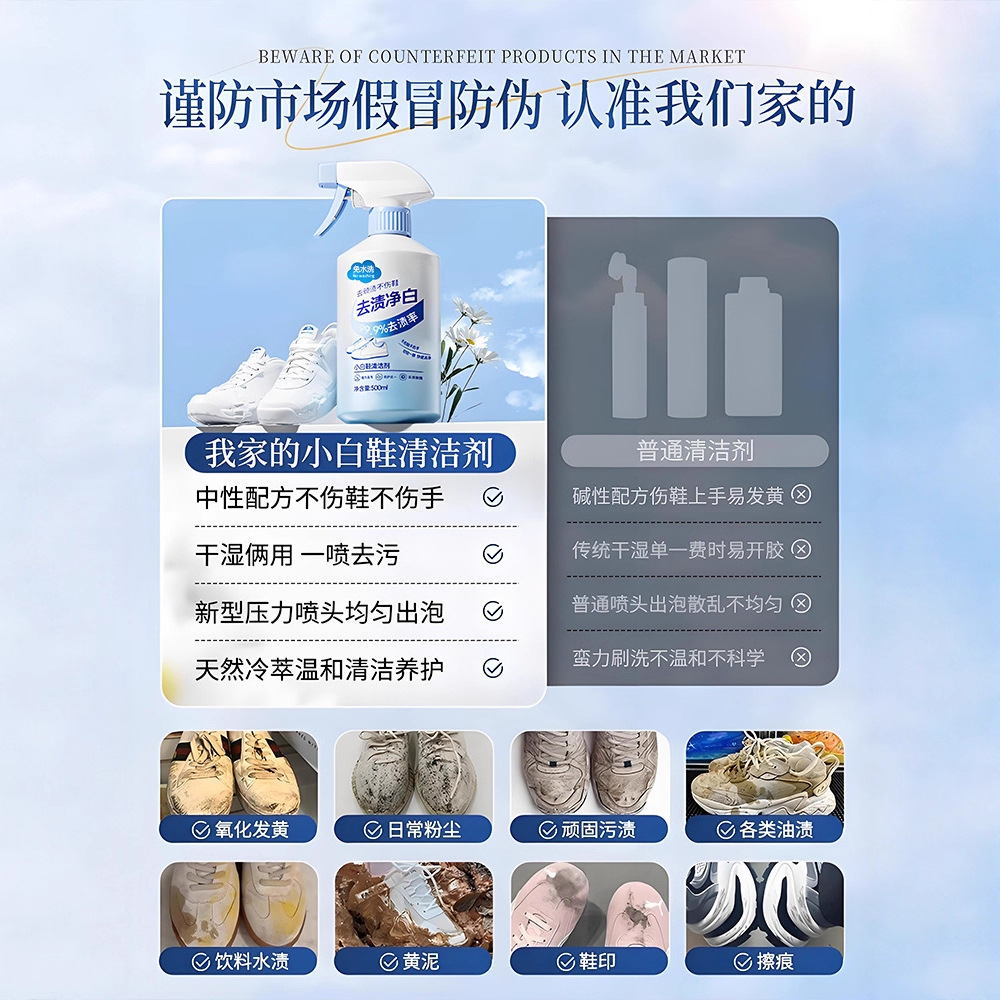 500ml biały środek do czyszcze – Sneaker Cleaner recenzja i cena